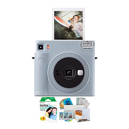 Instant Camera with Square Film Twin Pack and Accessory Kit Q37211