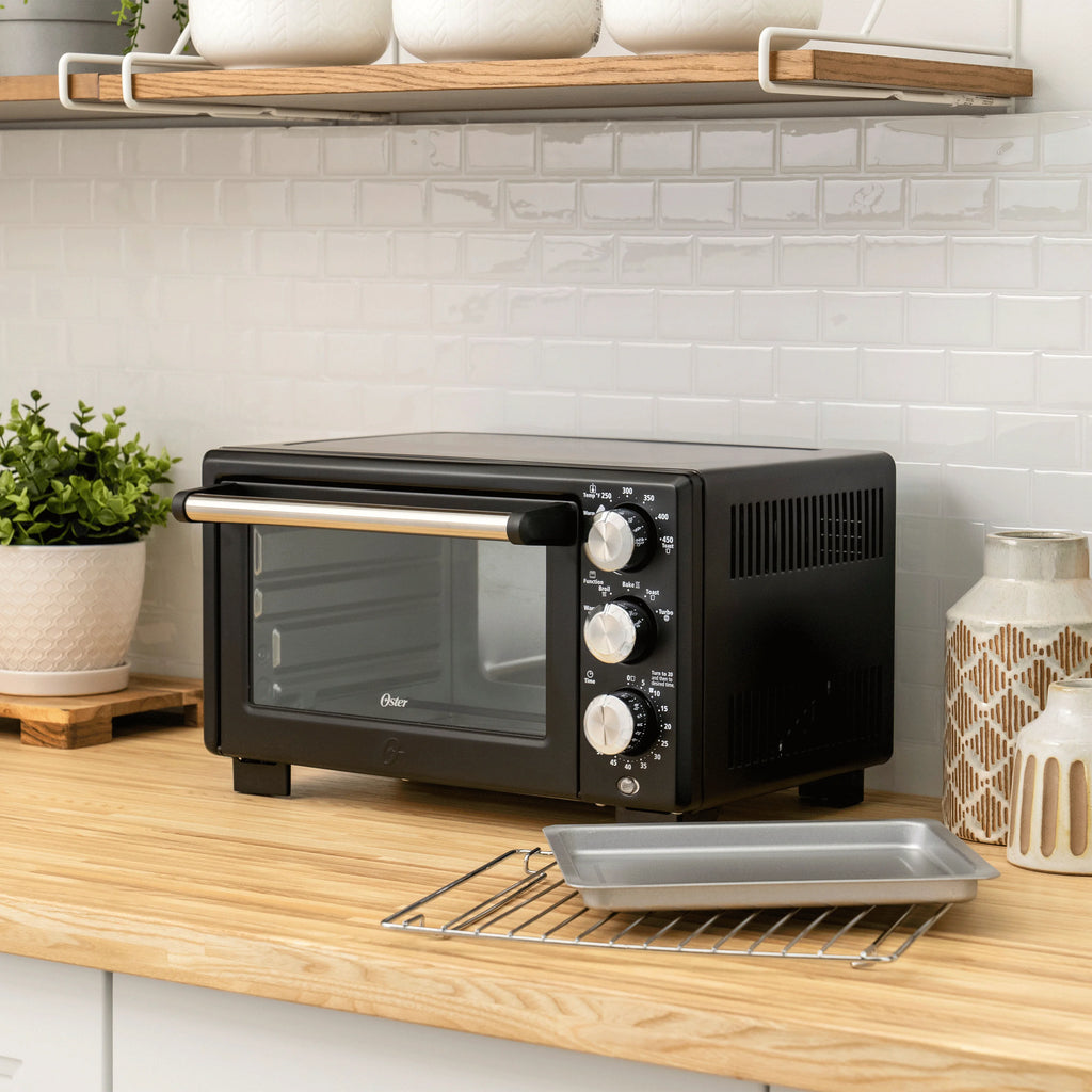 4-Slice Convection Toaster Oven, Matte Black A281857