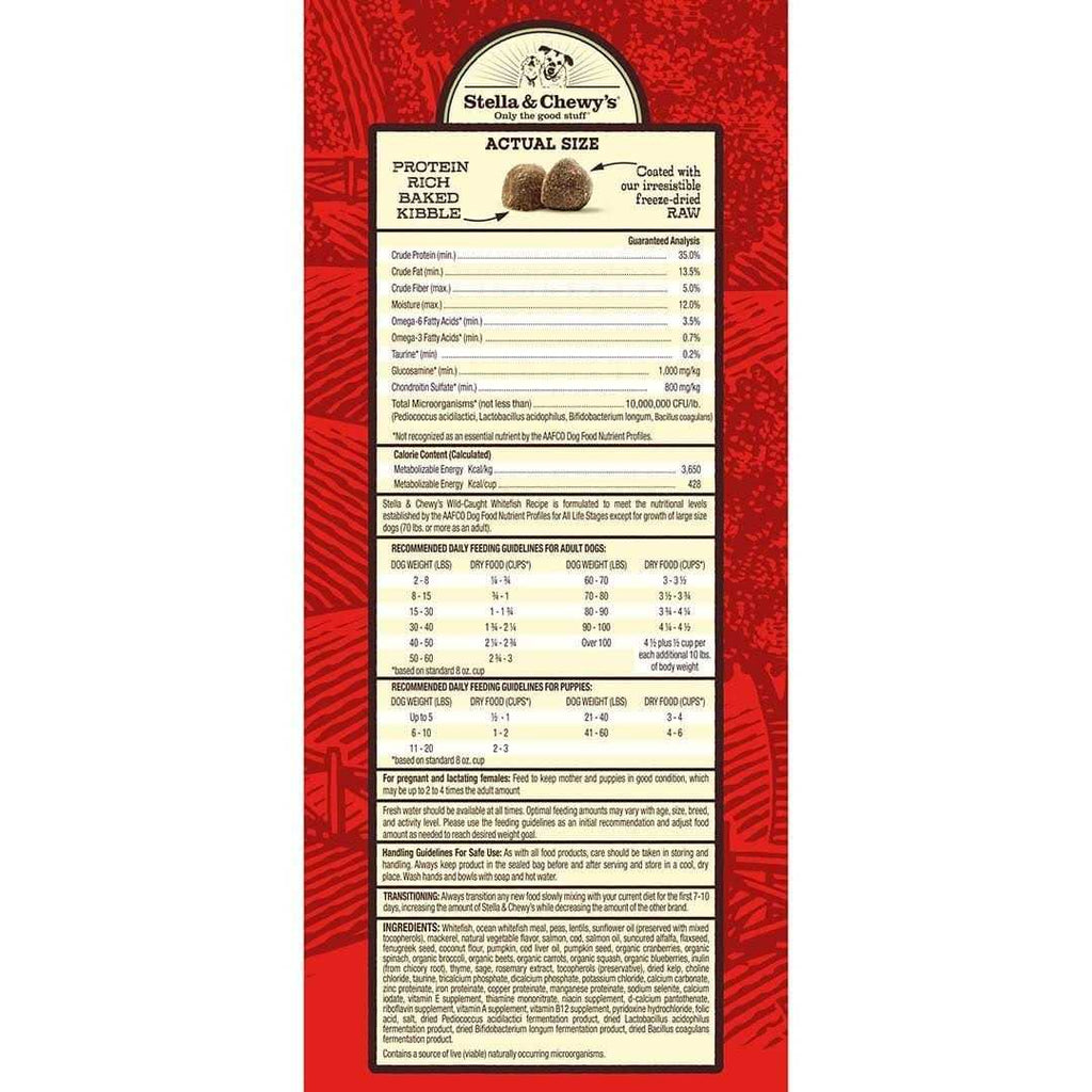 Raw Coated Dog Kibble Whitefish F860