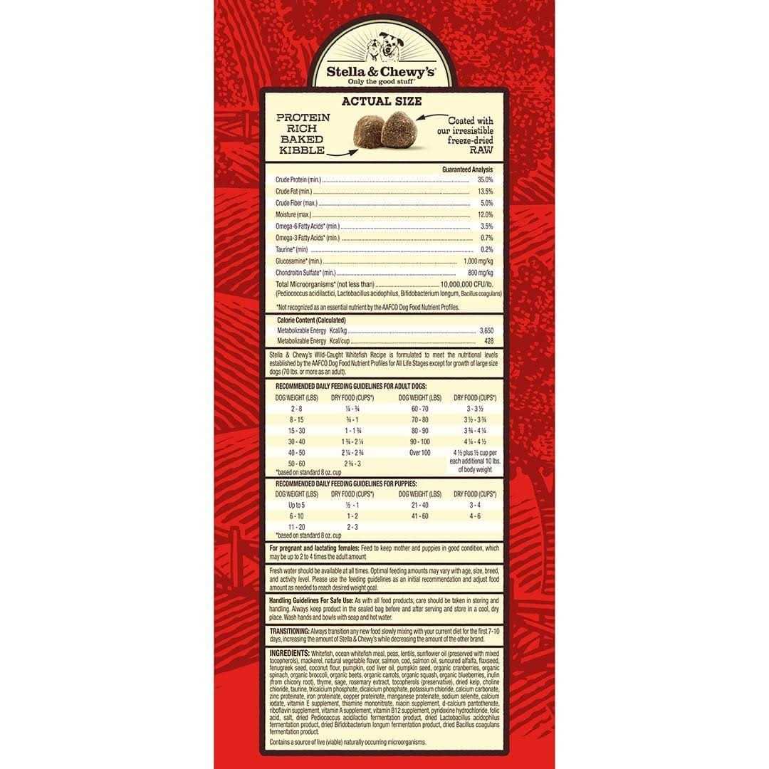 Raw Coated Dog Kibble Whitefish F860