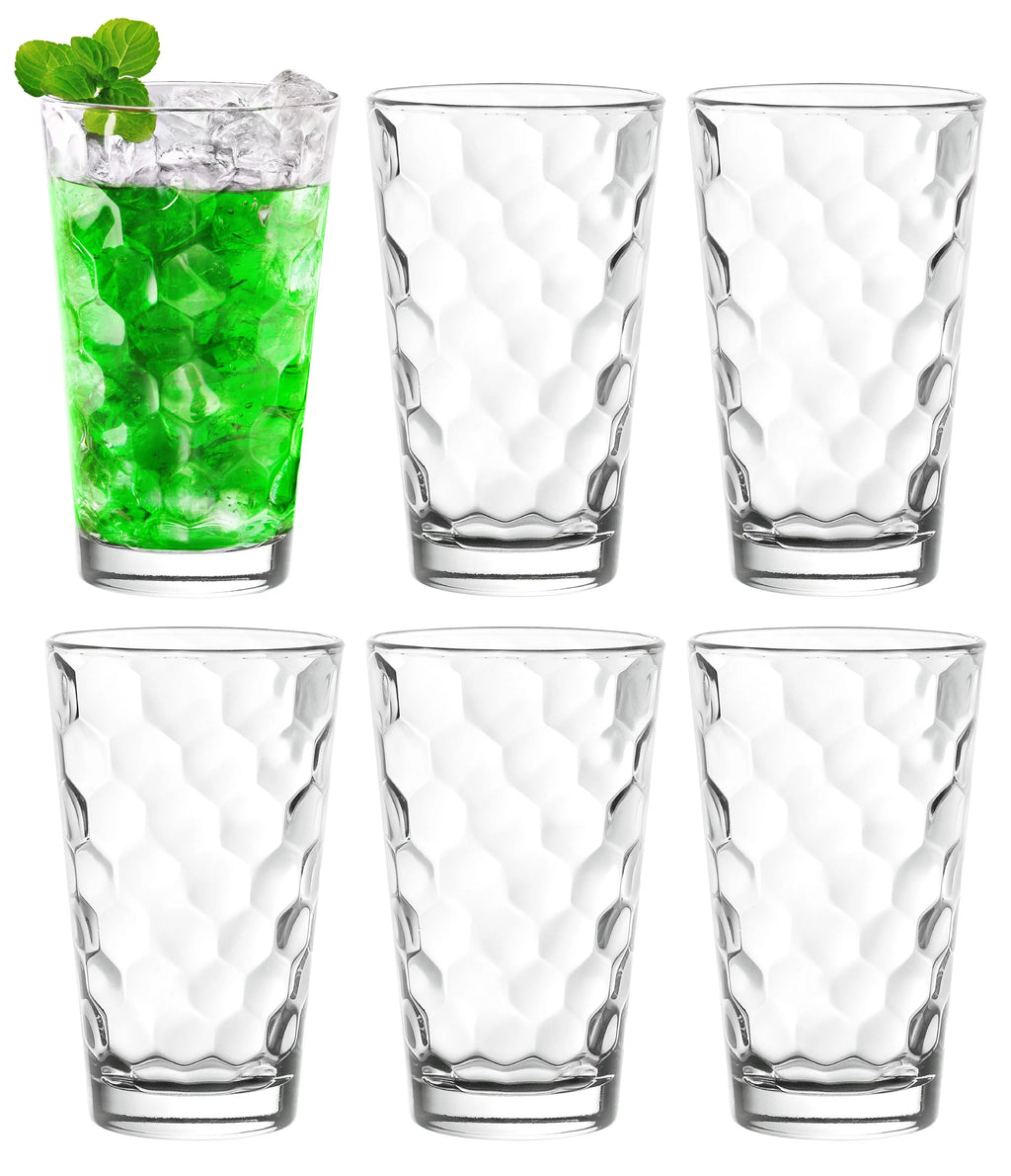 High Quality Glass Hiball Set of 6 13.5oz W717221