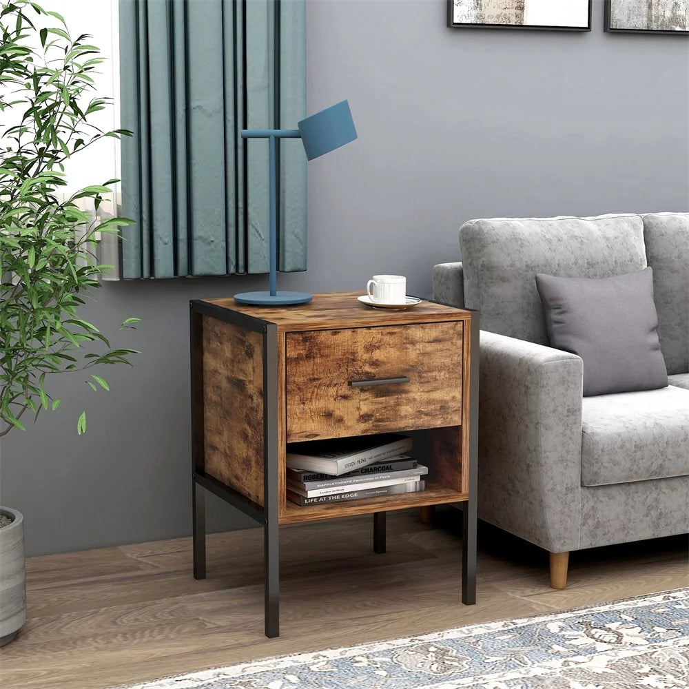 Rustic Brown 6 Drawer Wood Dresser U890506