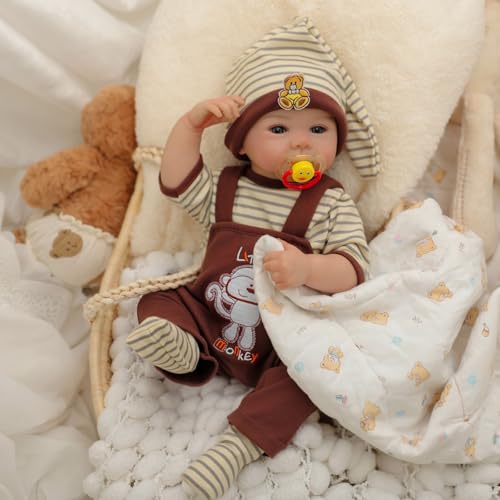 20" Realistic Lifelike Newborn Baby Doll Full Vinyl Body H7450