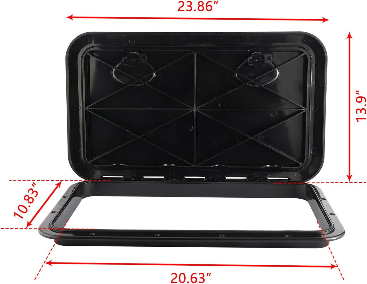 24 x 14 Deck Access Hatch & Lid Black F734974