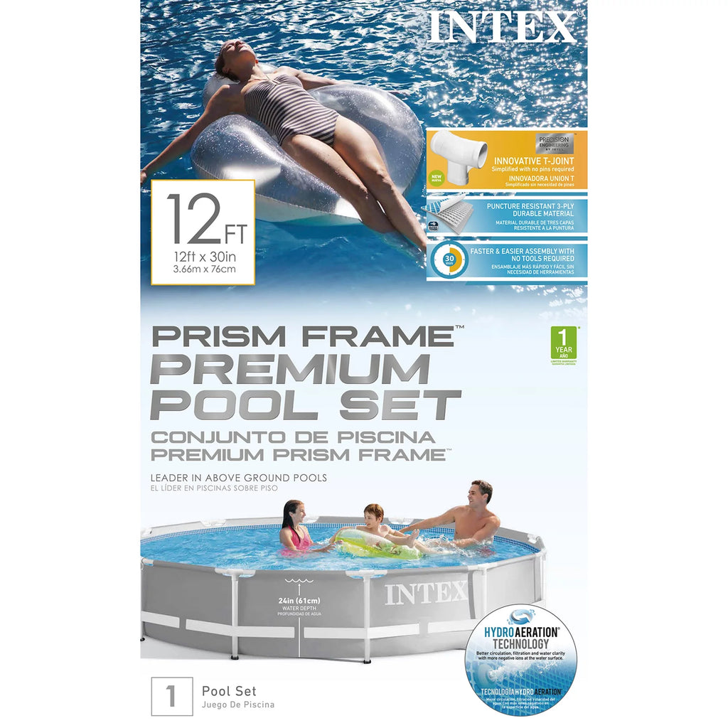 12' x 30 Round Swimming Pool Set C373