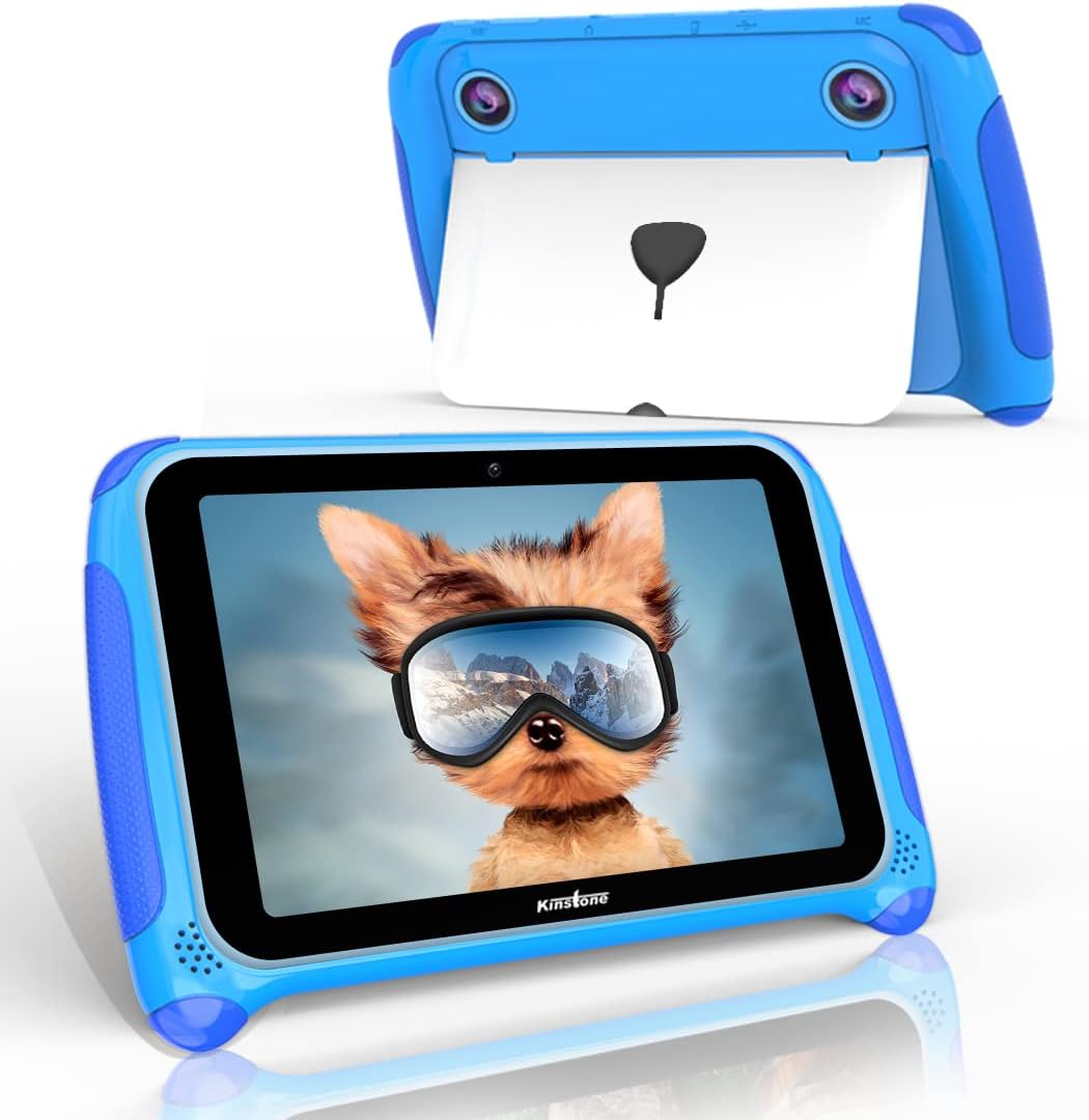 7 inch Kids Tablet Android 11 32GB 2GB RAM Blue Pack of 2 A9787