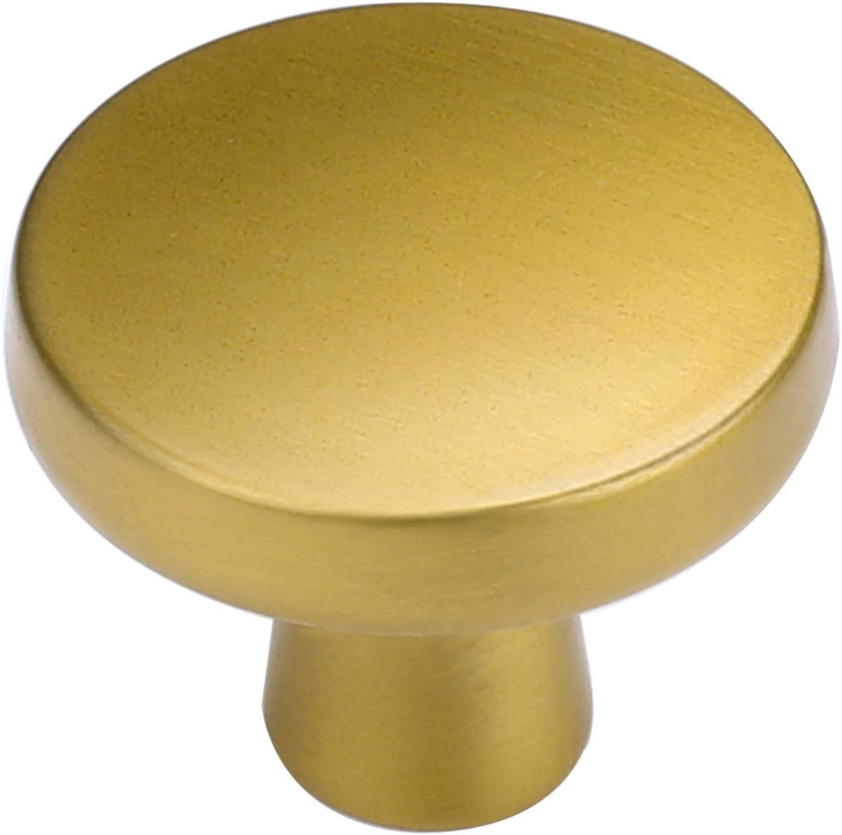 25 Pack Black Round Cabinet Knobs Y238022