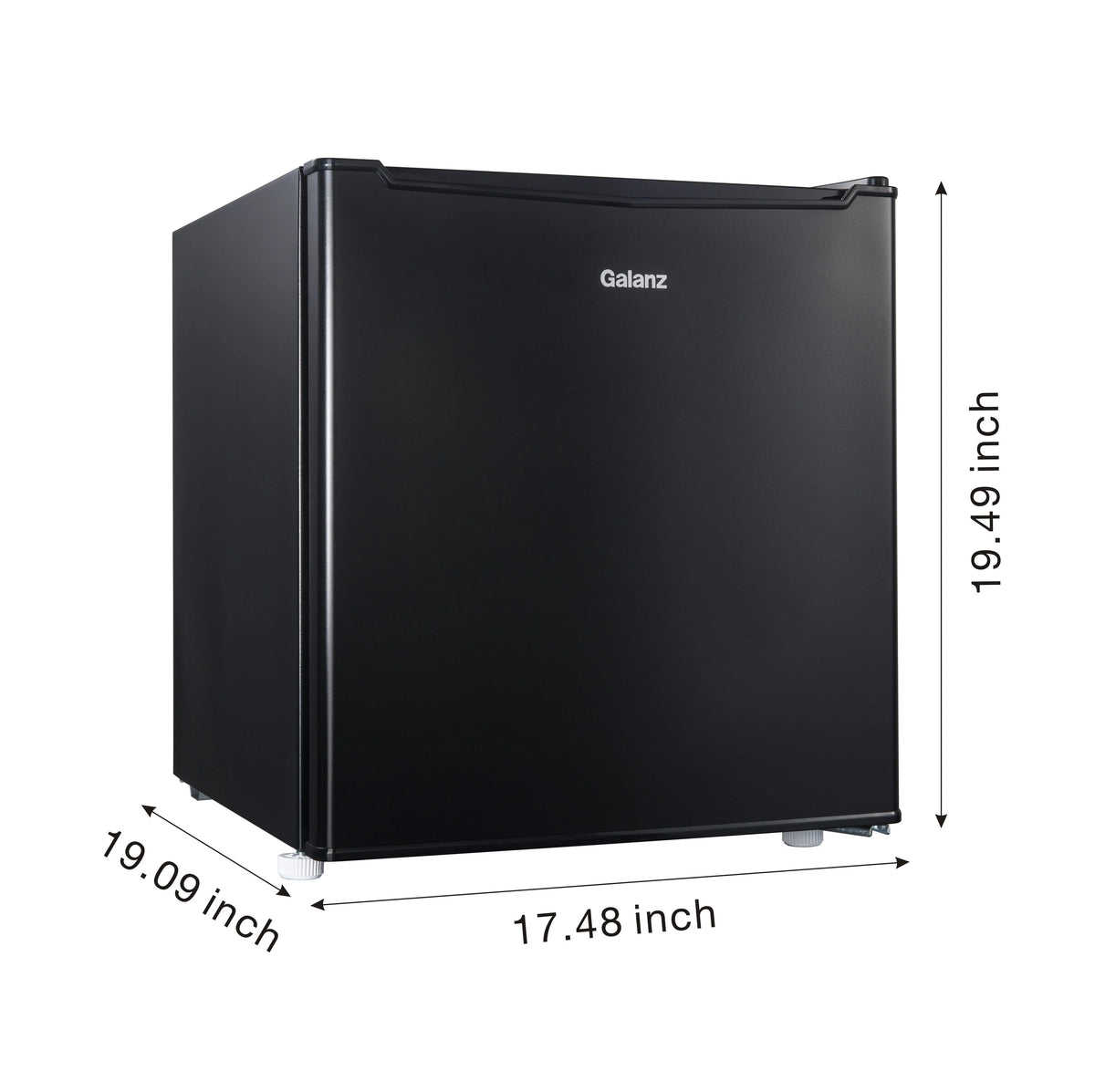1.7 Cu ft Black Single Door Mini Fridge F562240