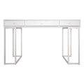 White Modern Makeup Desk with 3 Drawers B691