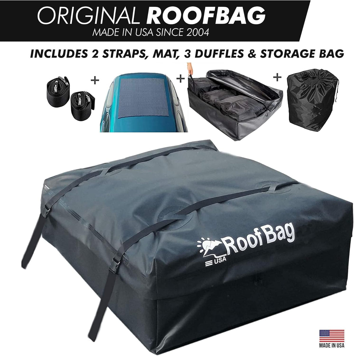 Waterproof Rooftop Cargo Carrier 11 cu. ft. Z1231