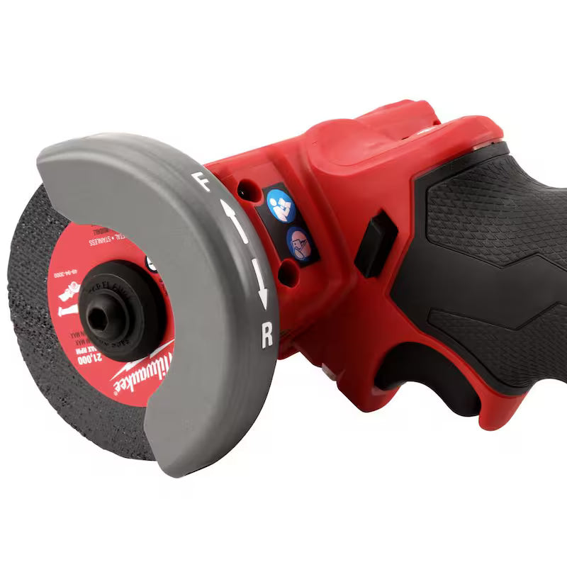 12V Brushless Cordless Cut Off Saw with 6-Pack Metal Cut Off Wheels J729