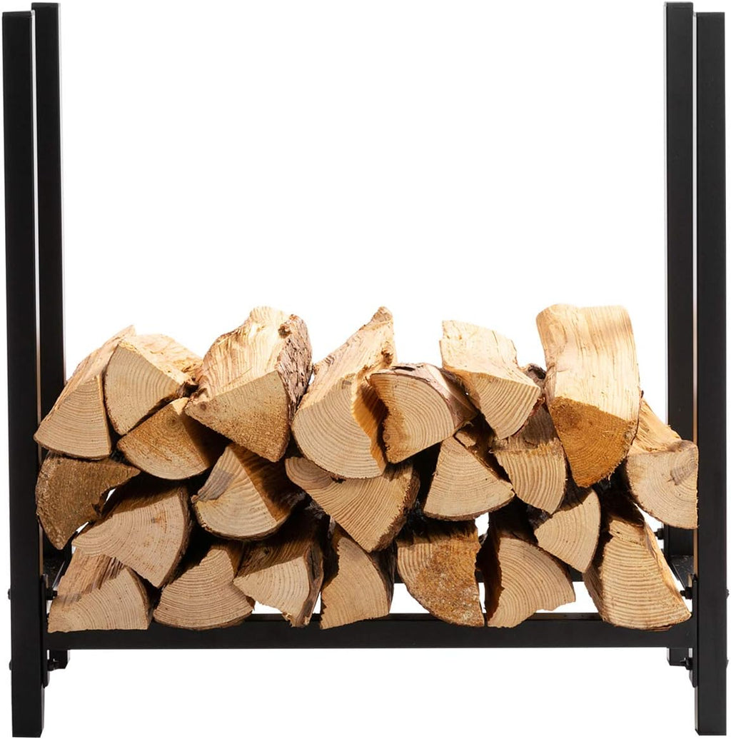 Black Steel Firewood Log Rack X3302