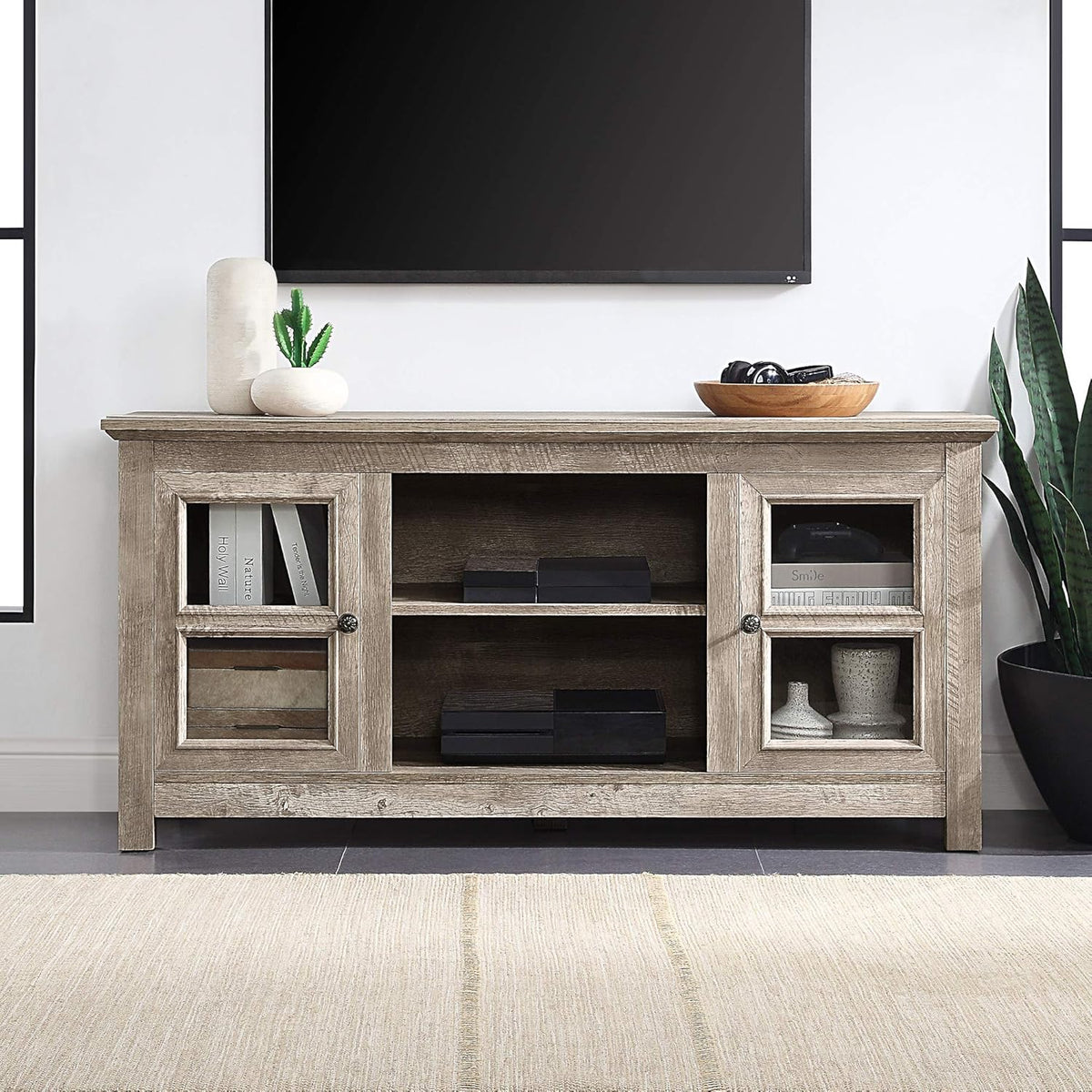 Electric Fireplace TV Stand for TVs up to 55 Inch A3905