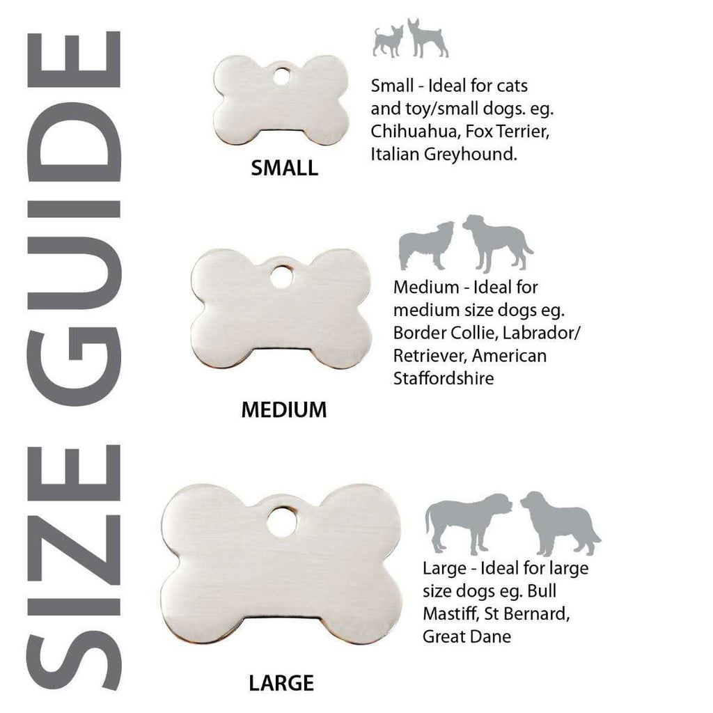 Bone Pet ID Dog Tag E92655