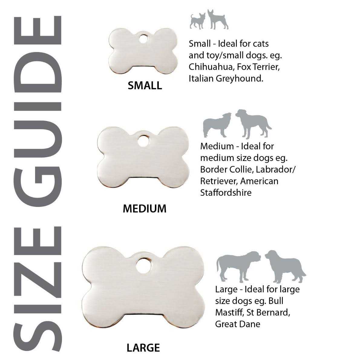 Bone Pet ID Dog Tag E92655