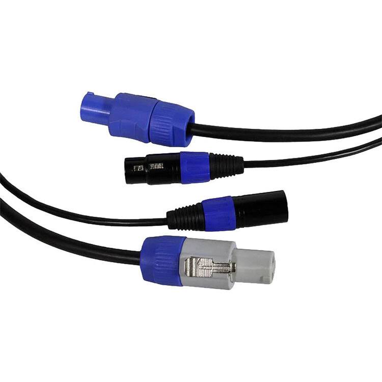 powerCON & DMX 3-Pin Combo Cable Y55355