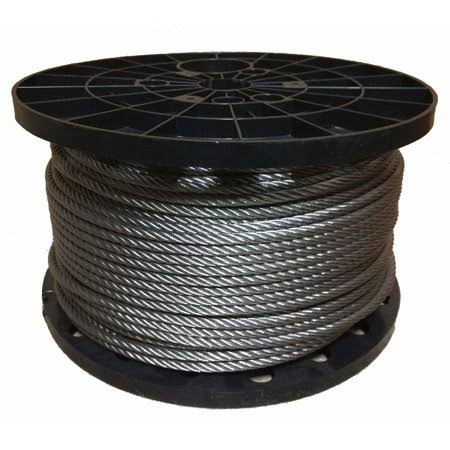 3/8 inch Stainless Steel Aircraft Cable Wire Rope 7x19 Type 304 100 Feet C780008