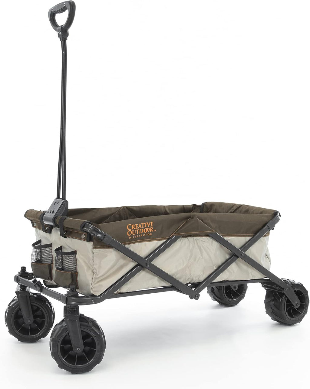 Collapsible Folding Wagon Cart Black & White Stripes N4070