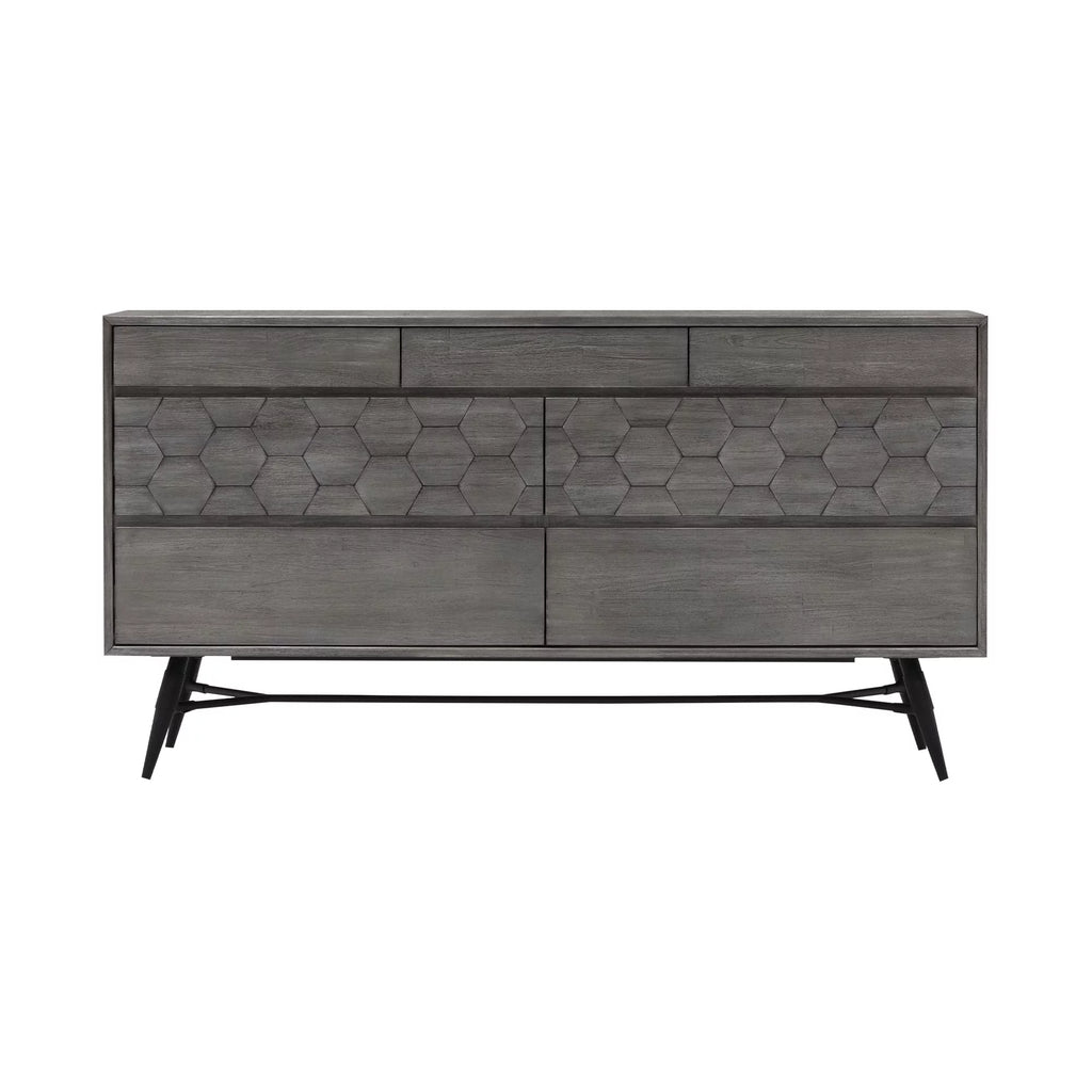 4-Piece Modern Wood Queen Bedroom Set Y14350