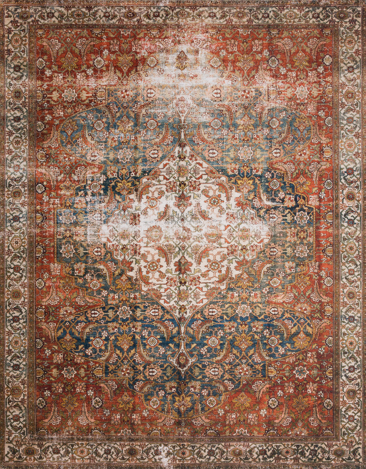 Ocean Multi 2'3 x 3'9 Rug A8215