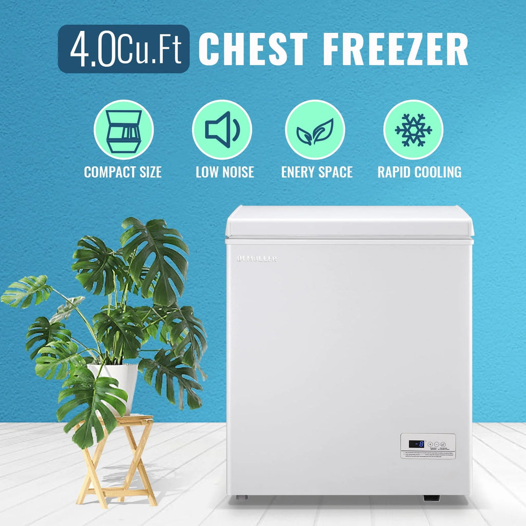 4.0 CU.FT Compact Chest Freezer with Electronic Temperature Control N5721