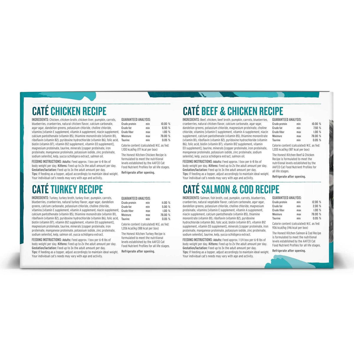 Grain Free Wet Cat Food Variety Pack D9826