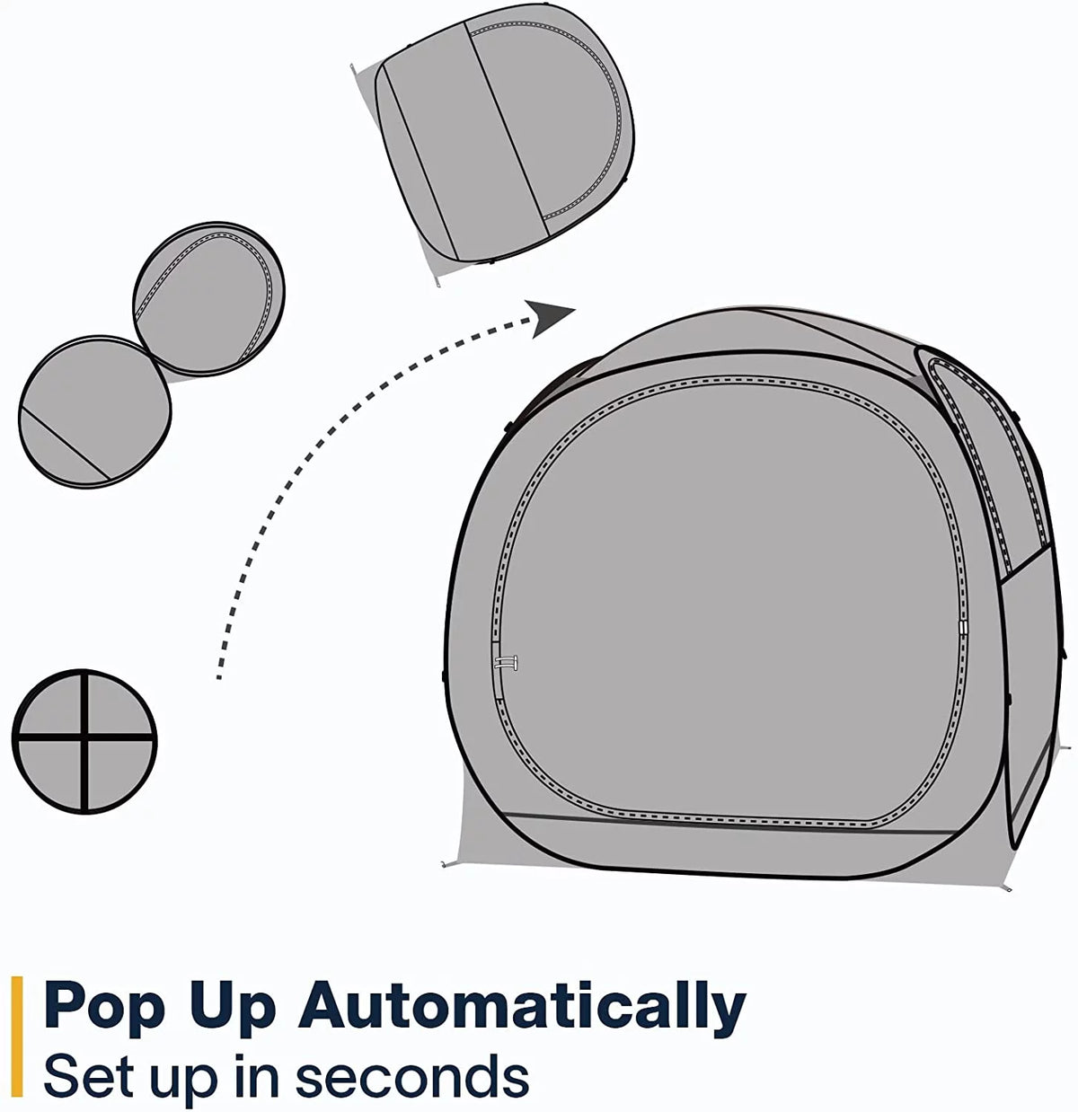 Pop-Up Weatherproof Sport Pod Tent Z29096