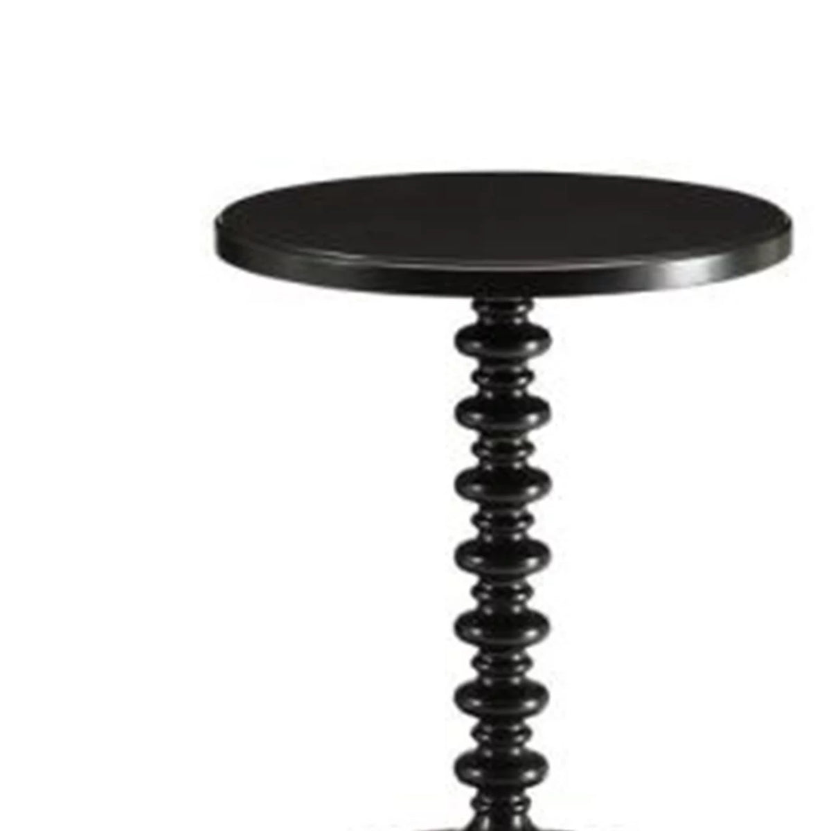 Black Round Top Side Table K579117
