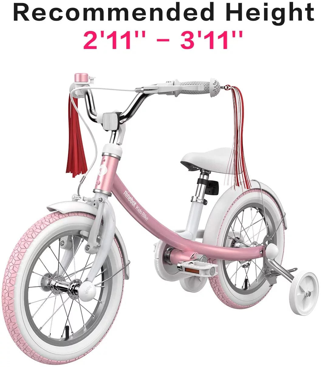 Kids 14 In. Pink Bicycle with Training Wheels O516190