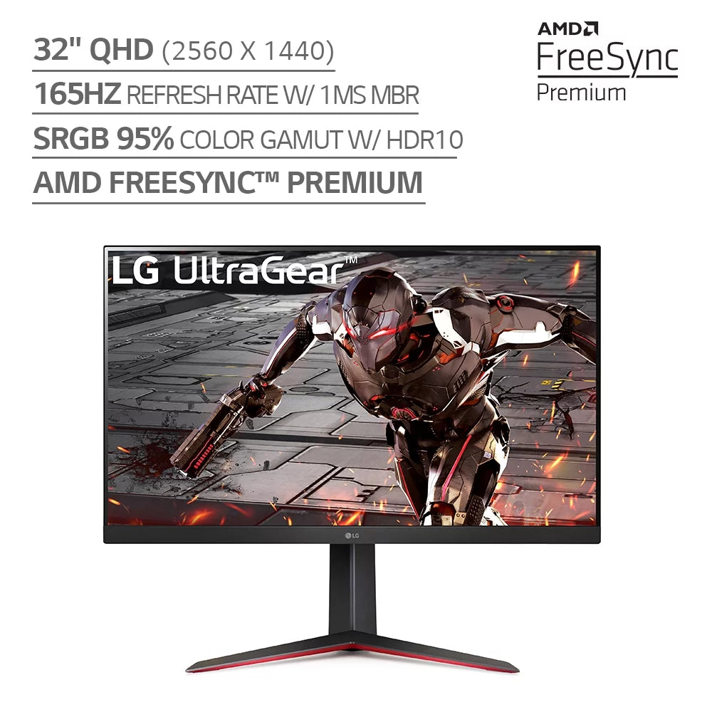 32 QHD 165Hz 1ms Gaming Monitor H163177