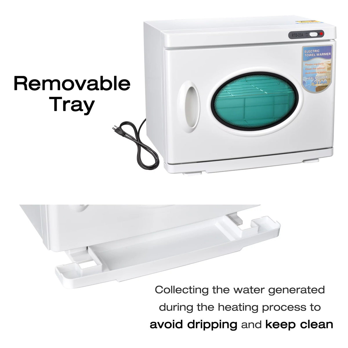 26L 2in1 Towels Warmer Hot Cabinet O331336