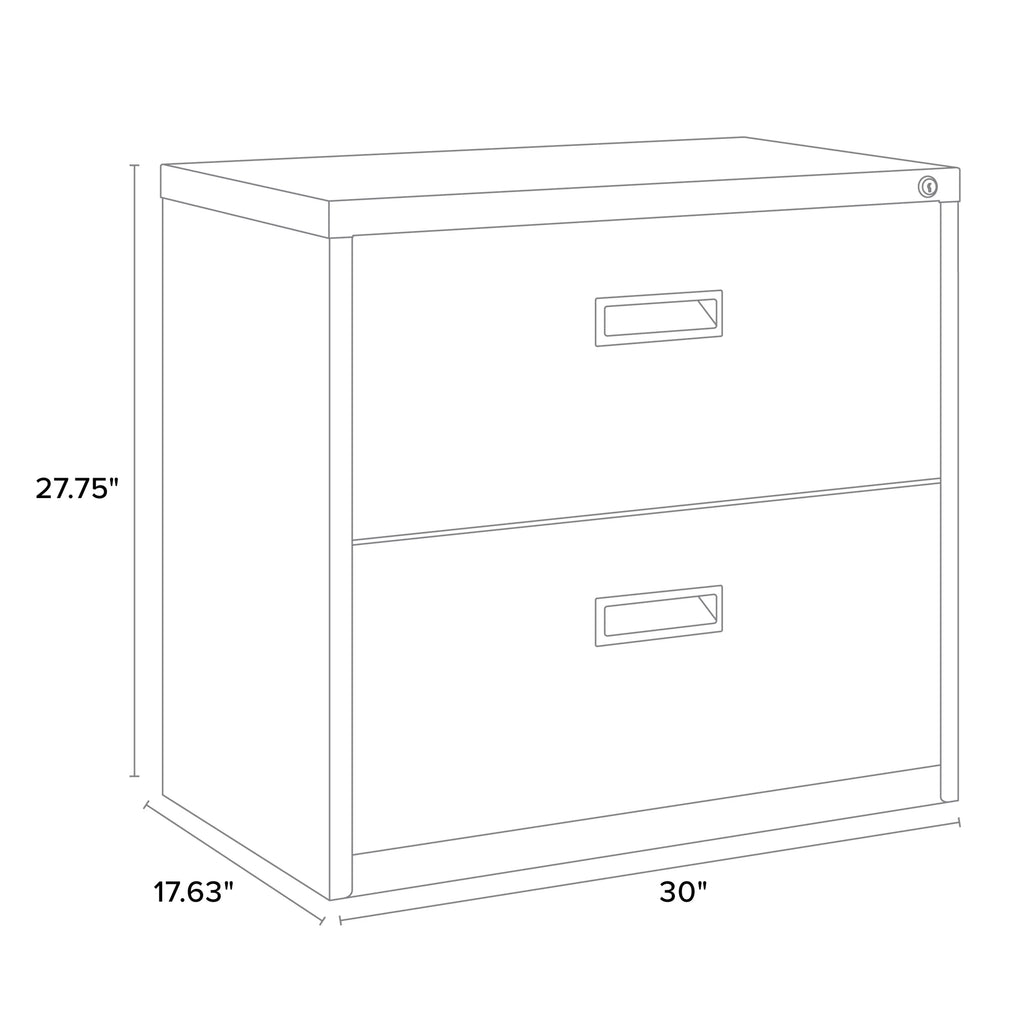 30 inch Wide 2 Drawer Lateral File Cabinet J543173