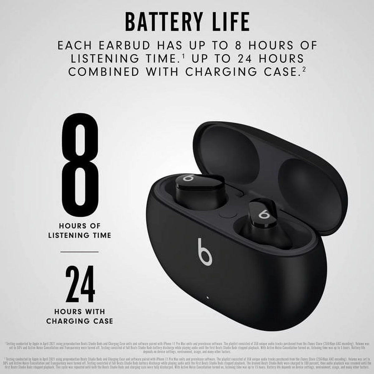 Black Wireless Noise Cancelling In Ear Headphones D422615
