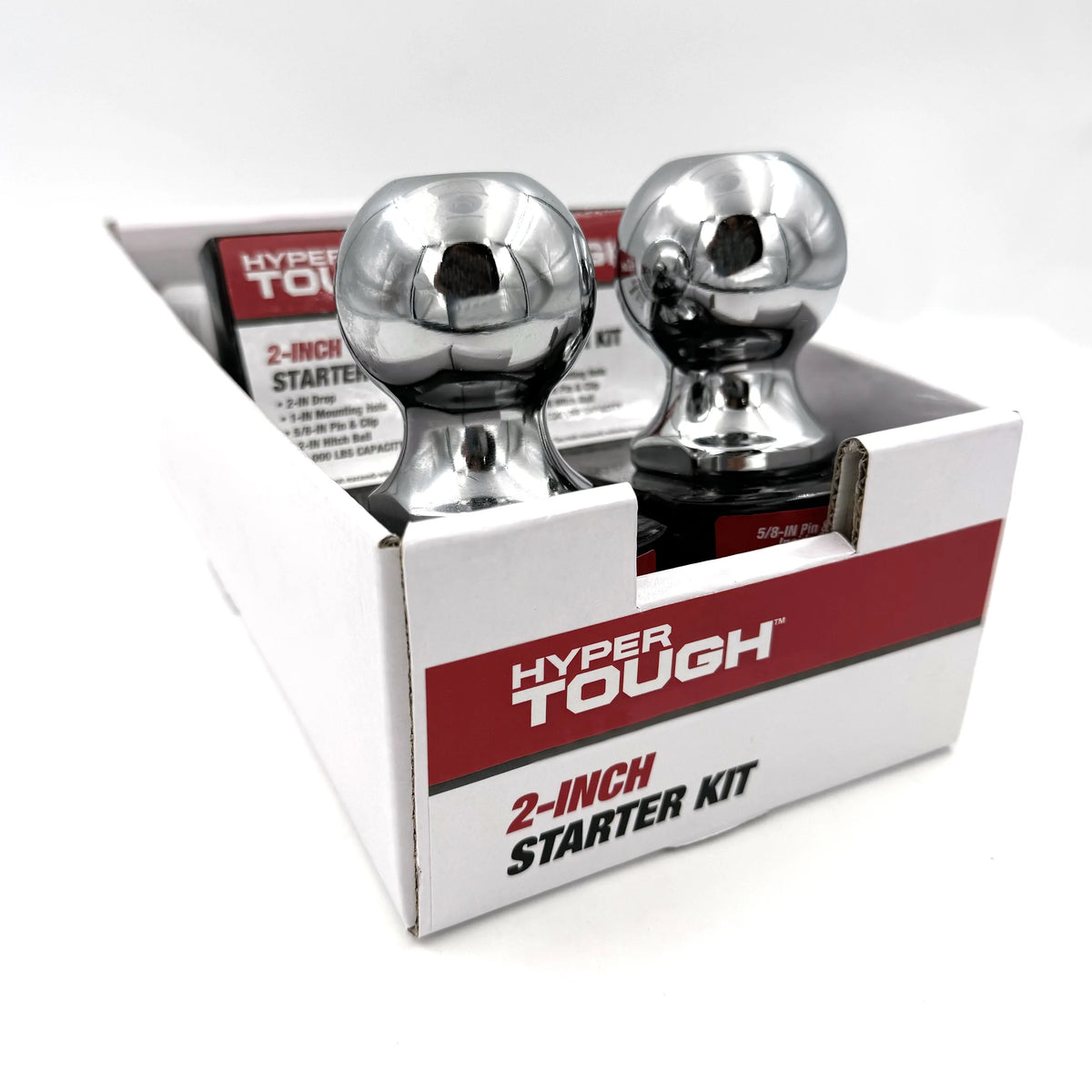2 inch Drop Trailer Hitch Starter Kit with 5/8 inch Pin, Class III, Black, 2 inch Ball H863