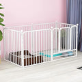 White Heavy Duty Dog Playpen A214