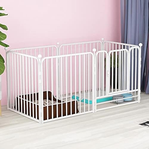 White Heavy Duty Dog Playpen A214