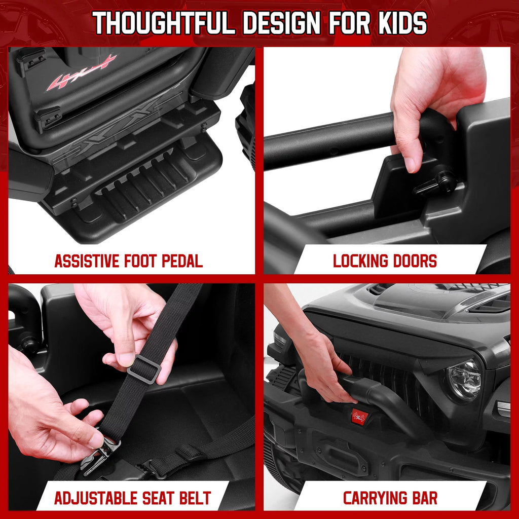 24V 2 Seater Kids Ride on Truck with Remote Control W9478