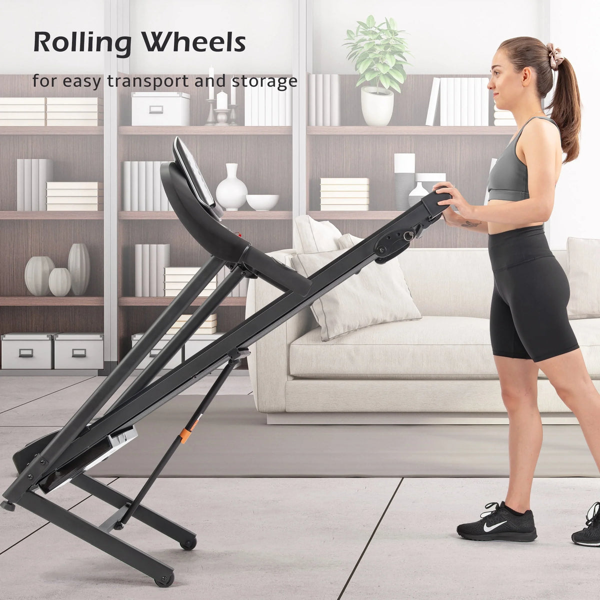 Folding Electric Treadmill with Incline A17444
