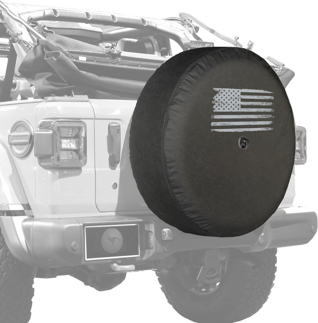 Soft JL Tire Cover with Back-up Camera N7617