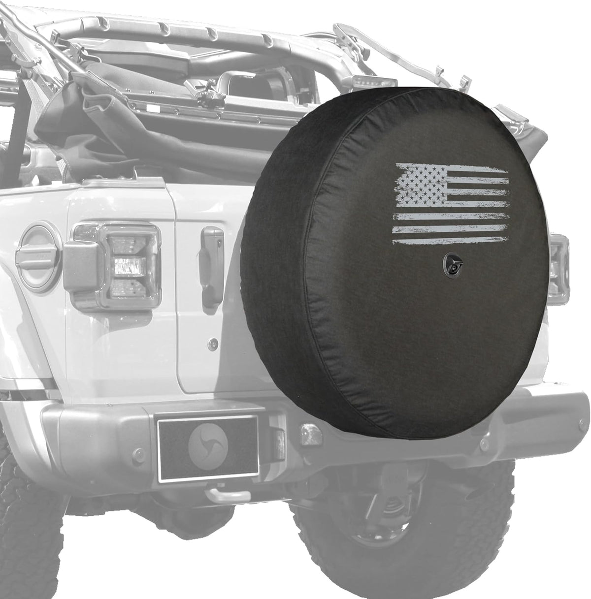 Soft JL Tire Cover with Back-up Camera N7617