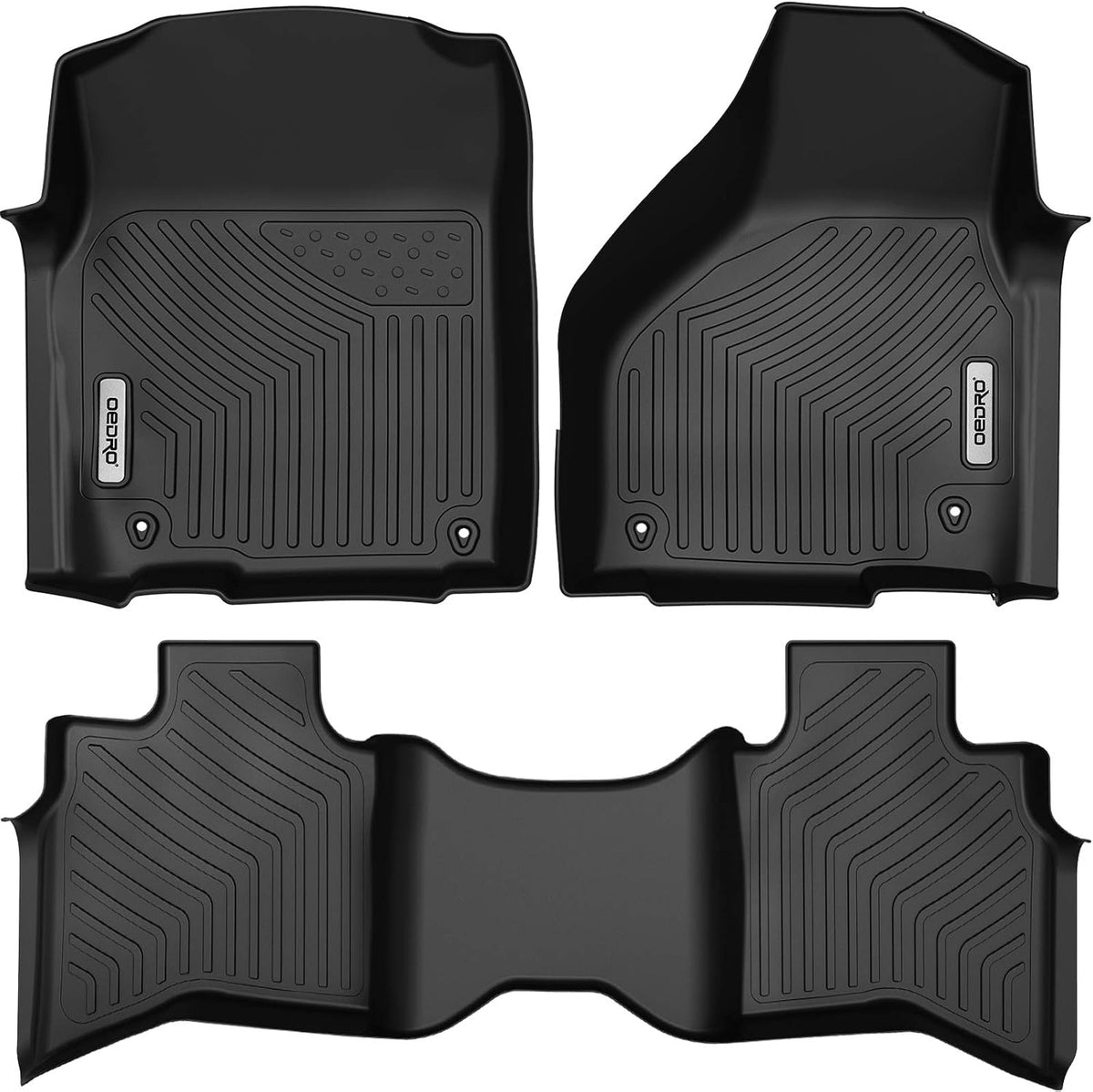 Custom Fit All Weather Front & 2nd Seat Floor Liners V609