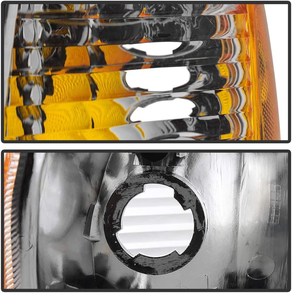 For 2001-2005 Ford Explorer Sport Trac Headlights Headlamps w/Corner Lights Signal Lamps 4PC Set Left+Right L8063