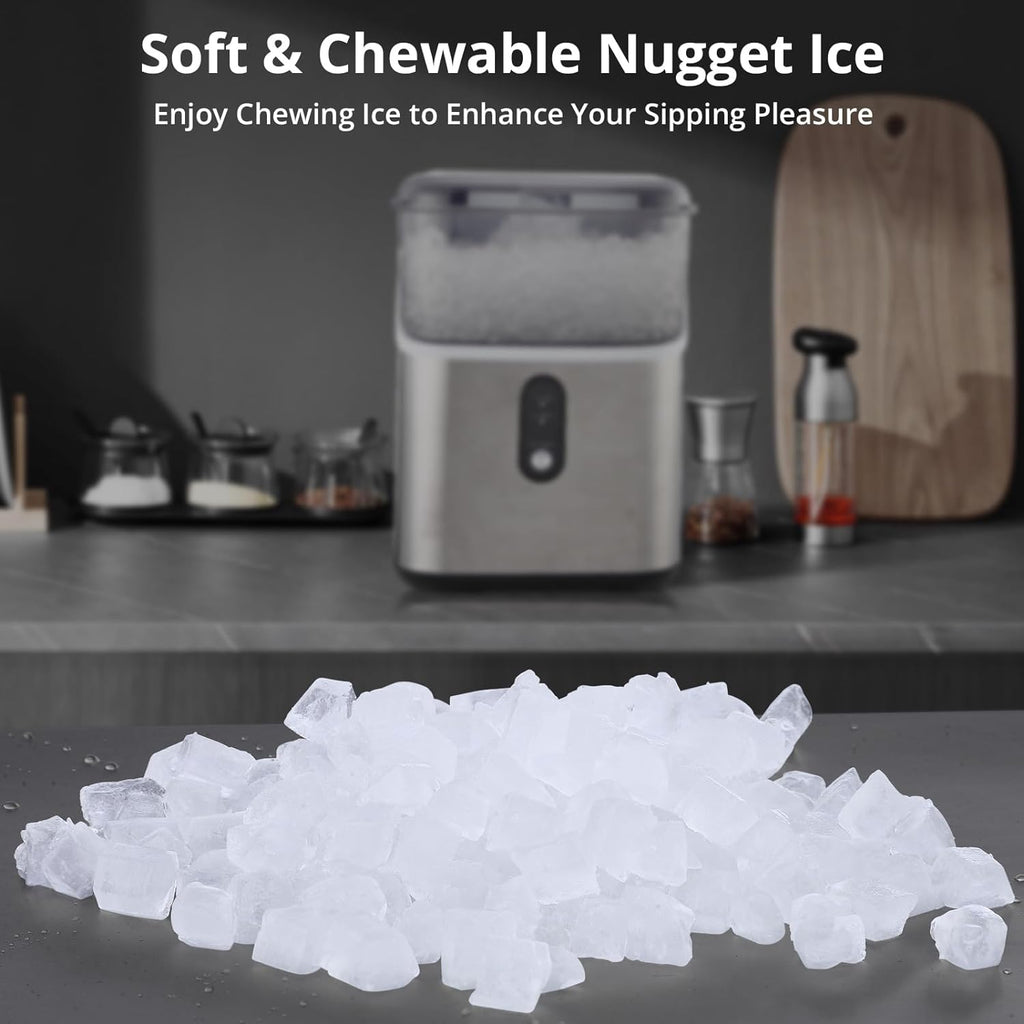Countertop Nugget Ice Maker with Self-Cleaning X2250