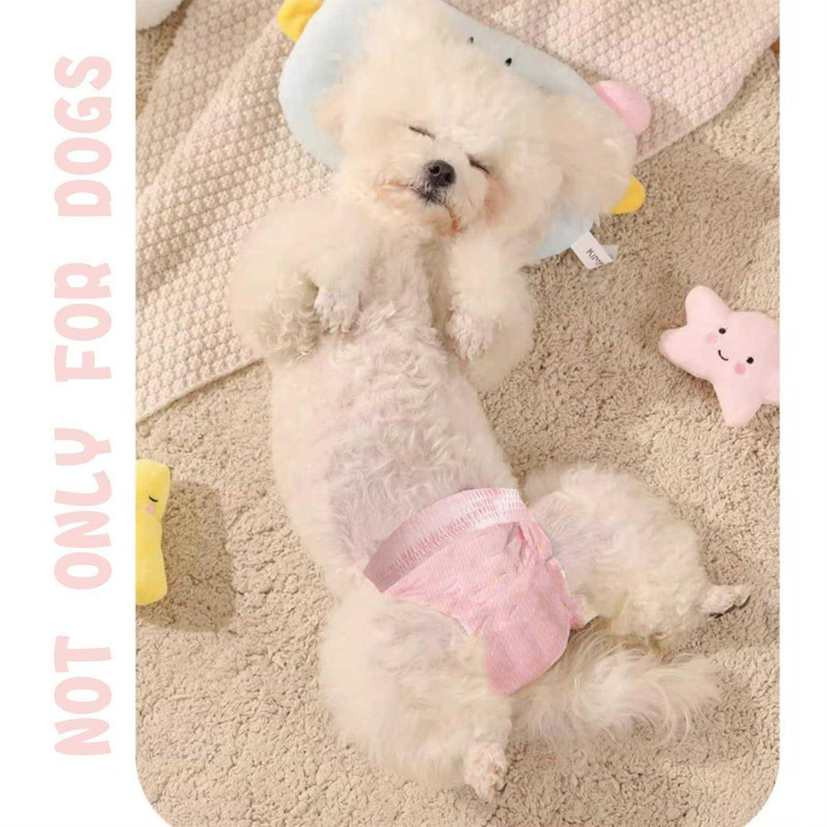 Disposable Dog Diapers Female, 10 Pcs Stretchy M21437