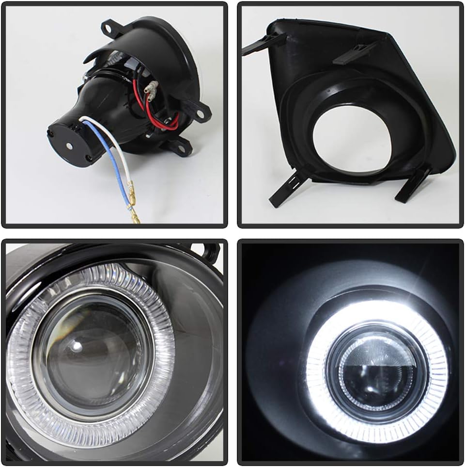 LED Projector Bumper Fog Lights Assembly Driver & Passenger J9577