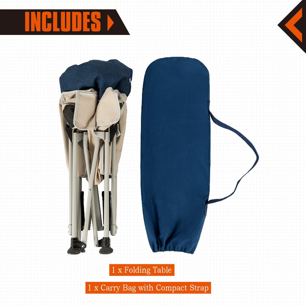 Folding Camping Chair with Cup Holder & Carry Bag Z926395