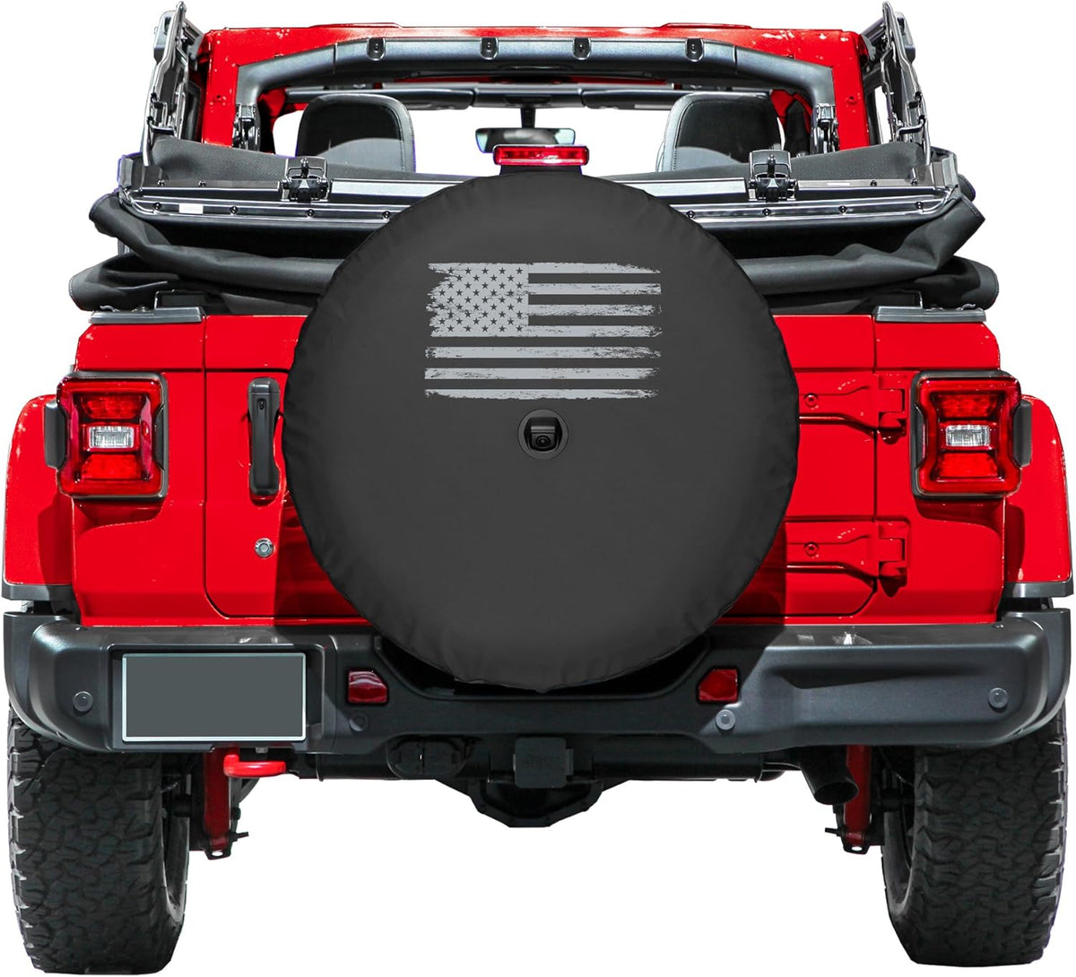 Soft JL Tire Cover with Back-up Camera N7617