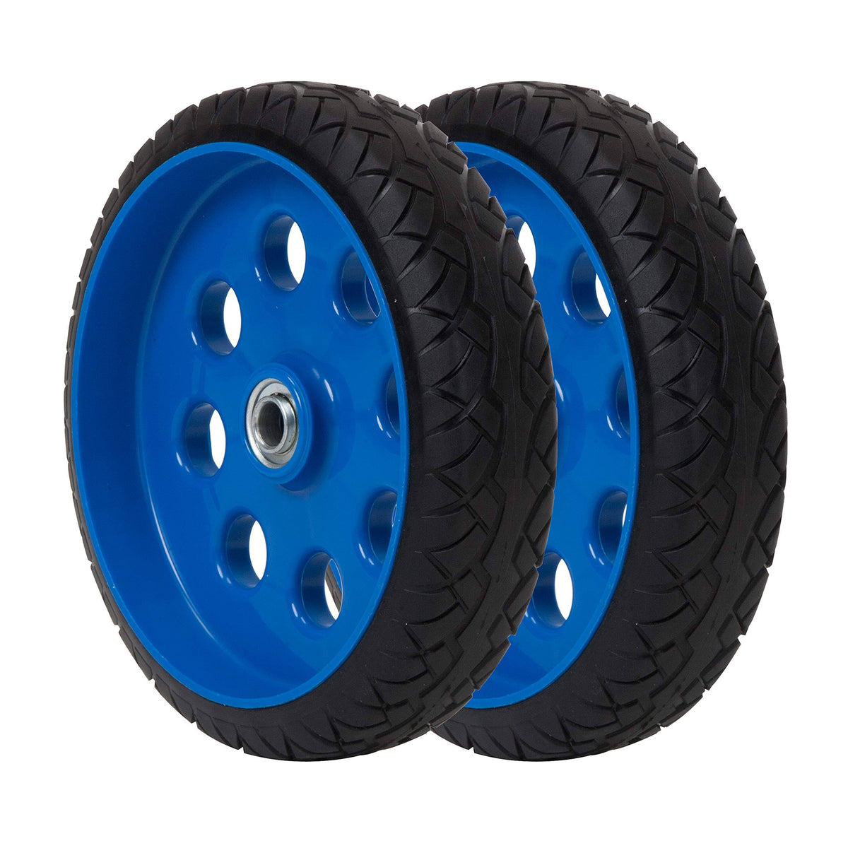 10 inch Flat-Free Replacement Wheels for Hand Trucks 2-Pack G274