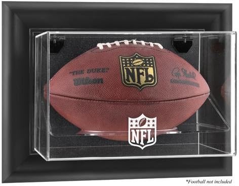 Black Framed Wall-Mountable Football Logo Display Case Y4308