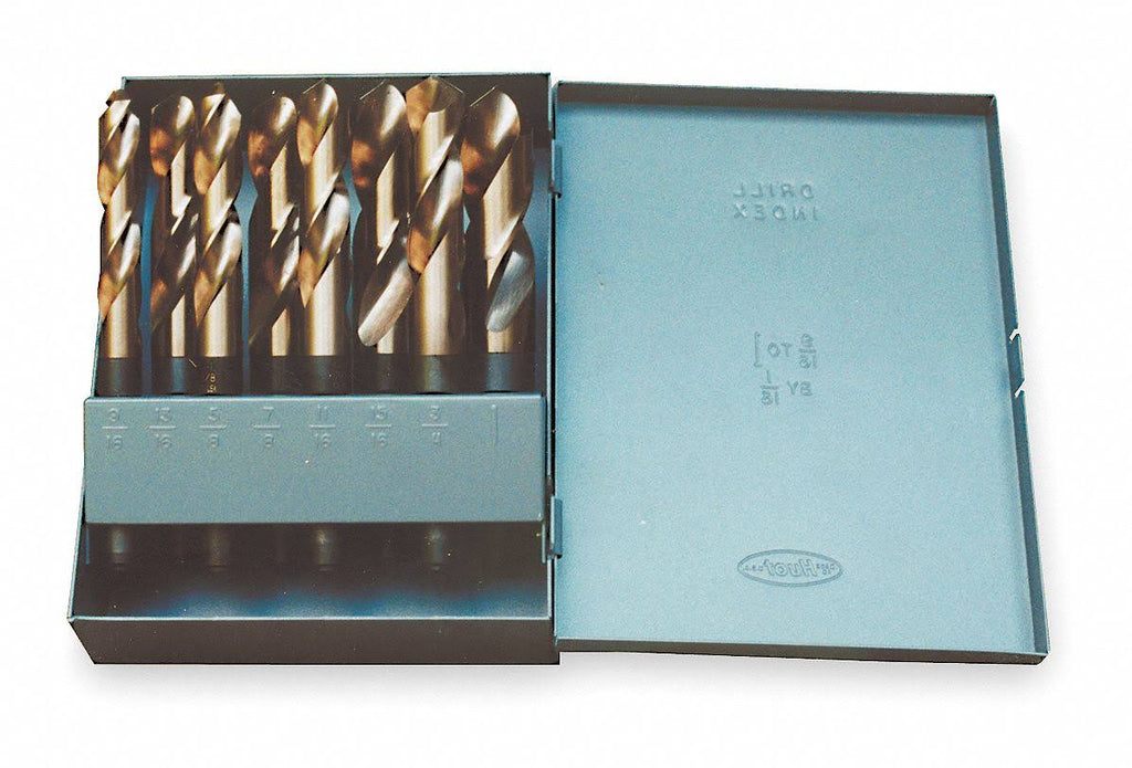 8 Pc Cobalt Reduced Shank Drill Set G5008